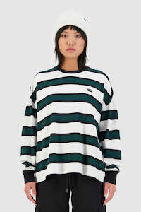 Emerald Ls Abbey Tee Emerald/white