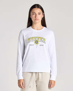 Women S Long Sleeves: LS LANEWAY TEE/ACADEMIC WHITE