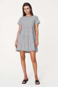 HARPER MILLY DRESS BLACK/CHALK