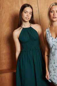 Dresses: CRUISE JEANNE MAXI DRESS JEWEL GREEN