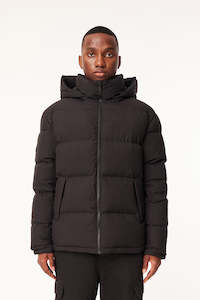 Mens Down Jackets: MENS BLOCK DOWN JKT BLACK