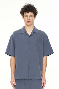 Cabana Box Shirt Slate