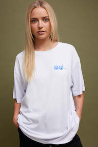 WMNS XXL TEE/LIVELY WHITE