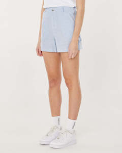 Womens Shorts: MADELEINE CARPENTER SHORT BLUE/WHITE