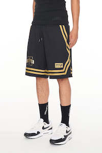 Mesh Bb Short/pillar Black/gold