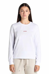 Women S Long Sleeves: LS LANEWAY TEE/ESSENTIAL WHITE