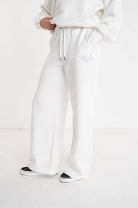 WMNS WIDE TRACKPANT/SHMANCY CHALK