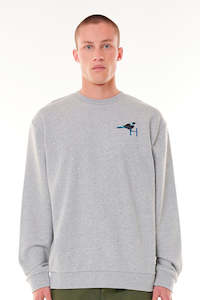 MENS TRUE CREW/BREWED GREY MARLE