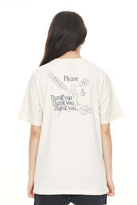 Womens: RELAX TEE 220/GRAZING ECRU