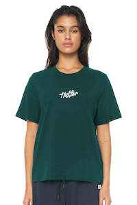 Women S Short Sleeves: WMNS CLASSIC TEE/CREAM EMERALD