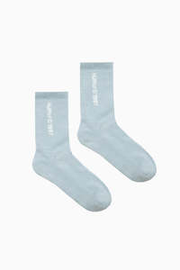 HFR RIB SOCK/COPYWRITE Y2K BLUE