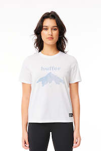 Missions: WMNS TECH TEE/SOUTHERN ALPS WHITE