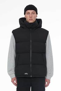 MENS BLOCK DOWN VEST BLACK