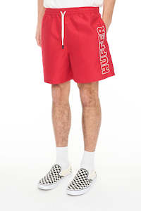 Mens Shorts: STAPLE TRUNK/LINEUP RED