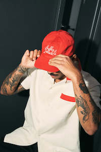 PARADE  5 PANEL CAP PARADE RED