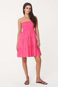 PHOEBE TIERED DRESS CRUSH