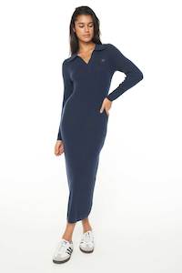 Merino: ALEXIA KNIT DRESS NAVY