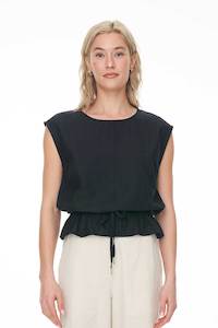 Womens Tops: LIN-IN BRIAR TOP BLACK