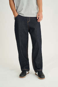 Block Denim Emb Pant/alta Indigo