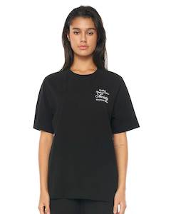 Womens T Shirts: RELAX TEE 220/PONDER BLACK