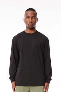 Mens Ls Tech Tee Black