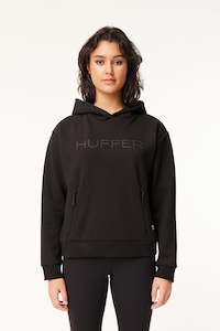 Womens Bonded Hood Black