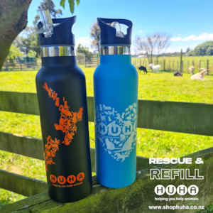 Clothing: Stainless Steel Water Bottle with Straw