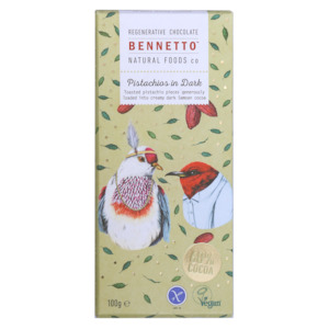 Bennetto chocolate bar - pistachios in dark