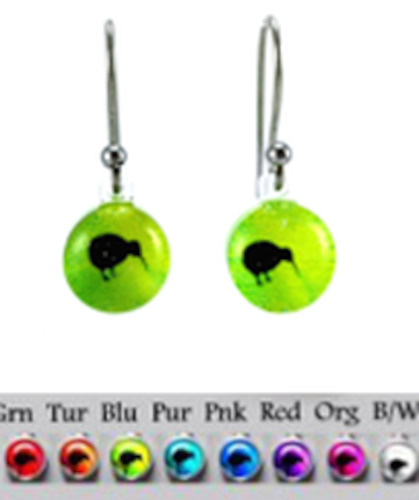 057 - Kiwi Earrings - Carded