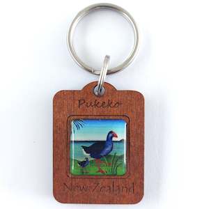 G037 Keyring - Pukeko