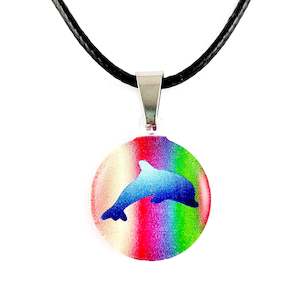 Jewellery: Rainbow Dolphin Pendant