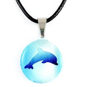 Jewellery: Blue Dolphin Pendant