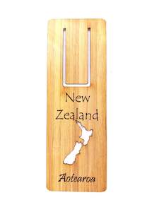 Jewellery: NZ Map Bookmark