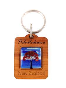 Pohutukawa Tree Keyring