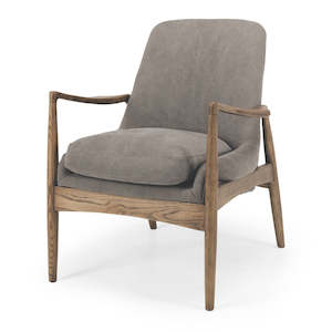 Steiner Armchair - Full Charcoal Cement