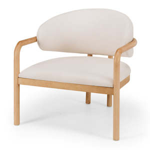 Palermo Armchair - Beige/white