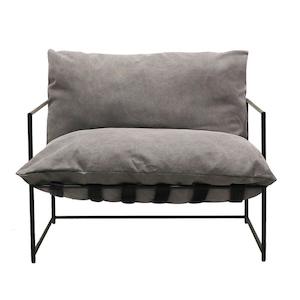 Large Lauro Club Armchair - Charcoal