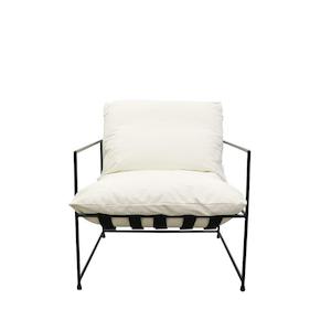 Lauro Club Armchair - Vanilla