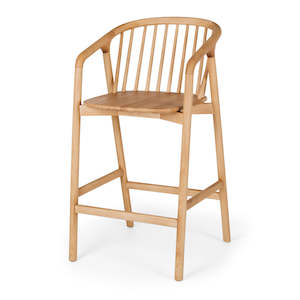 Nord Highback Barstool - Oak