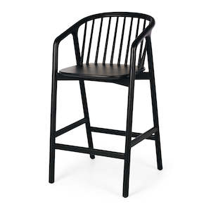 Nord Highback Barstool - Black