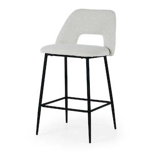 Furniture: Cinderella Barstool - Pumice Boucle