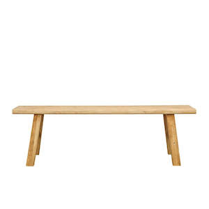 Furniture: Parq Bench Long - Natural