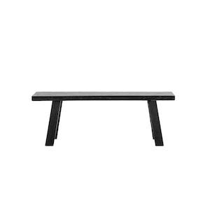 Furniture: Parq Bench Short - Black