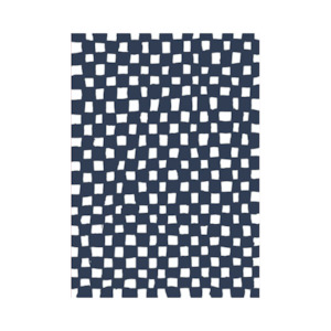 Furniture: Lettuce Tea Towel - Hand-drawn Checkers