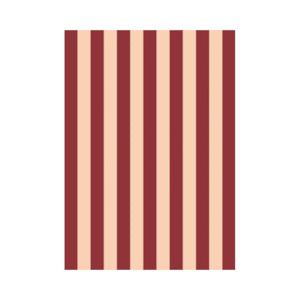 Furniture: Lettuce Tea Towel - Peach + Burgundy