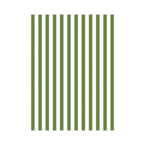 Father Rabbit Tea Towel - Olive Stripe