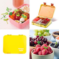 Wholesale trade: Classic Plus Yellow Bento Lunchbox & Leaves Food Pick Set