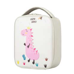 Thermal Lunch Bag cute pink dinosaur