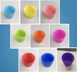 Premium Silicone Food Cups 6 pcs Extra Thick Medium Size