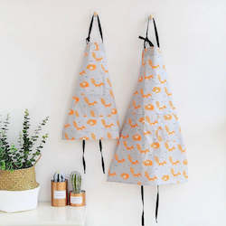 Apron Set - Grey Fox